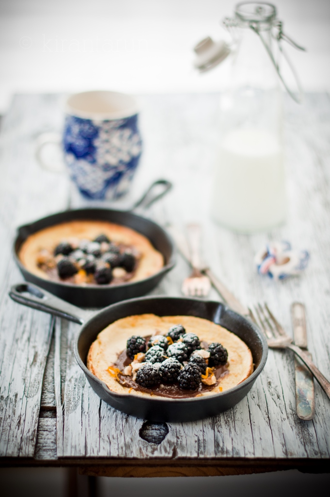 Skillet Berry Baked Pancake