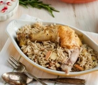 Thumbnail image for Spiced Roasted Cornish Hen w/ Brown Rice Pilaf