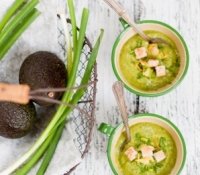Thumbnail image for Grilled Avocado & Cucumber Cold Soup