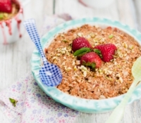Thumbnail image for Strawberry Balsamic Nutty Crumble