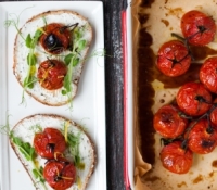 Thumbnail image for Roasted Tomato & Goat Cheese Tartine