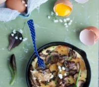 Thumbnail image for Truffled Mushroom & Potato Skillet Omelette