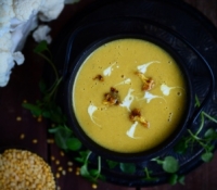 Thumbnail image for Roasted Cauliflower & Lentil Coconut Soup