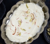 Thumbnail image for Shrikhand {Thickened Yogurt with Saffron & Cardamom}